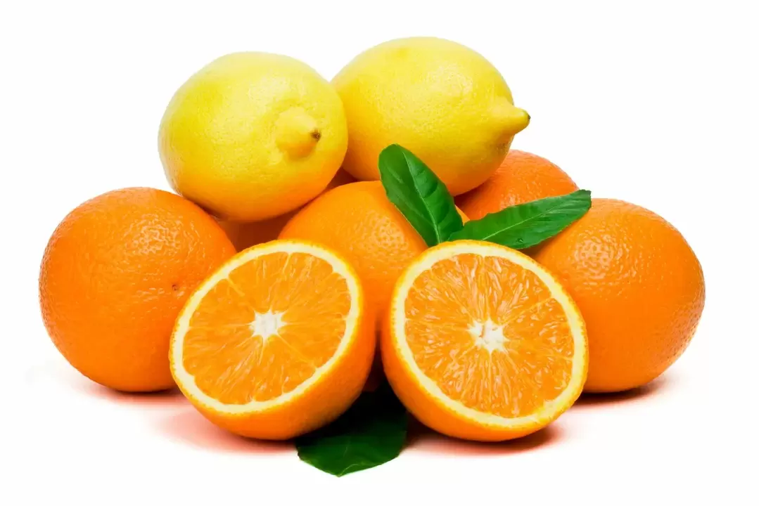 Citron och apelsin för styrka