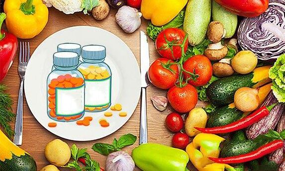 vitaminer i produkter för att öka styrkan