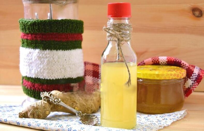 ingefära tinktur med citron och honung för styrka